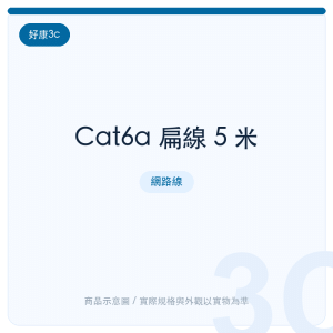 Cat6a 扁線 5 米